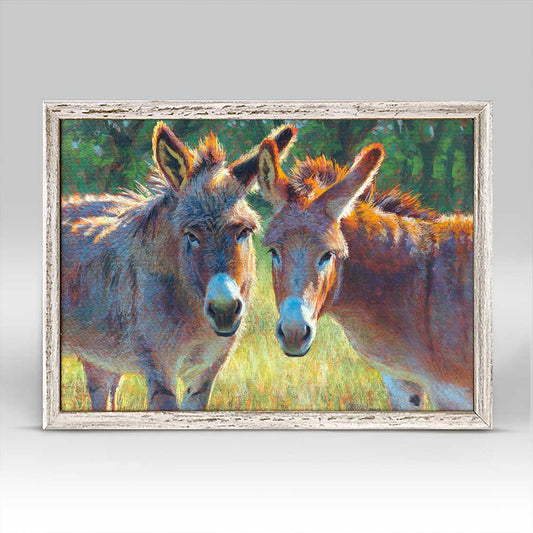 Pastoral Portraits - Jack & Jenny Mini Framed Canvas