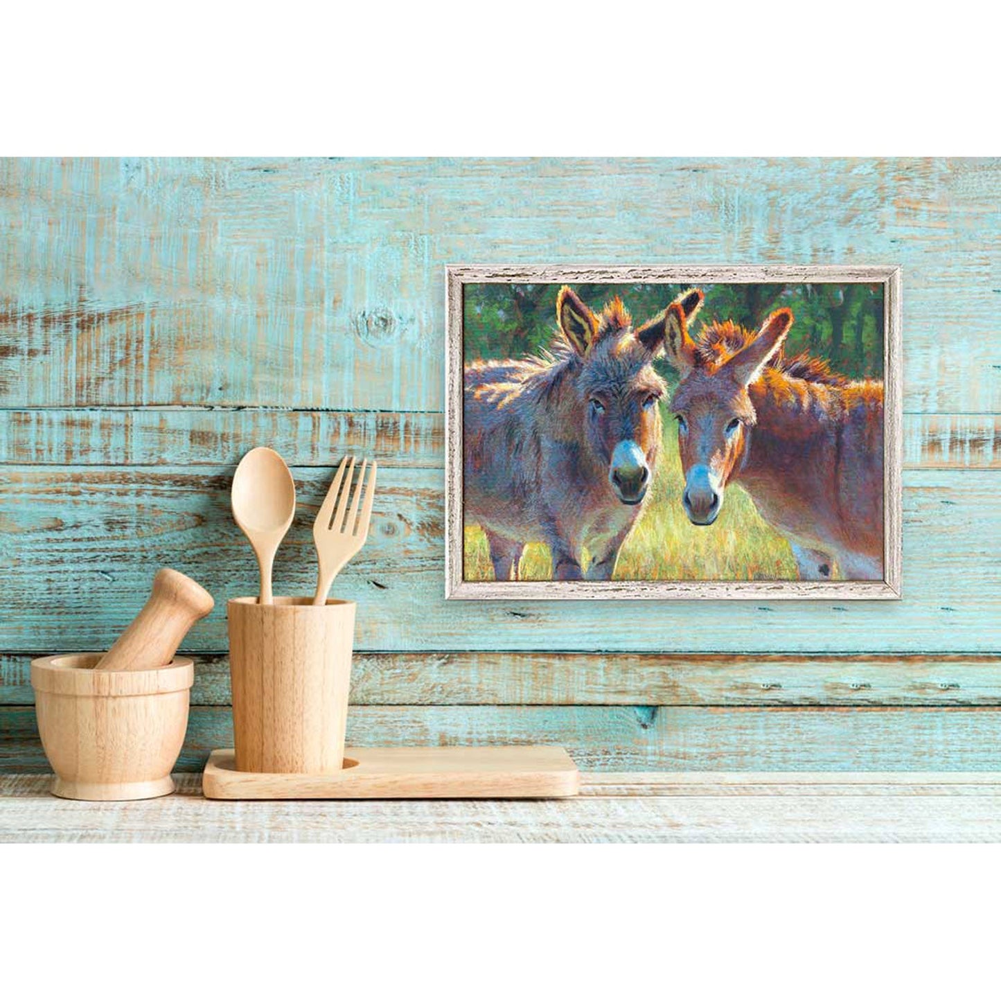 Pastoral Portraits - Jack & Jenny Mini Framed Canvas - GreenBox Art