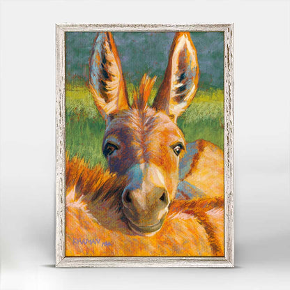 Pastoral Portraits - Hello Mini Framed Canvas - GreenBox Art