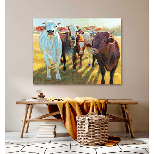 Pastoral Portraits - The Breakfast Club Canvas Wall Art - GreenBox Art