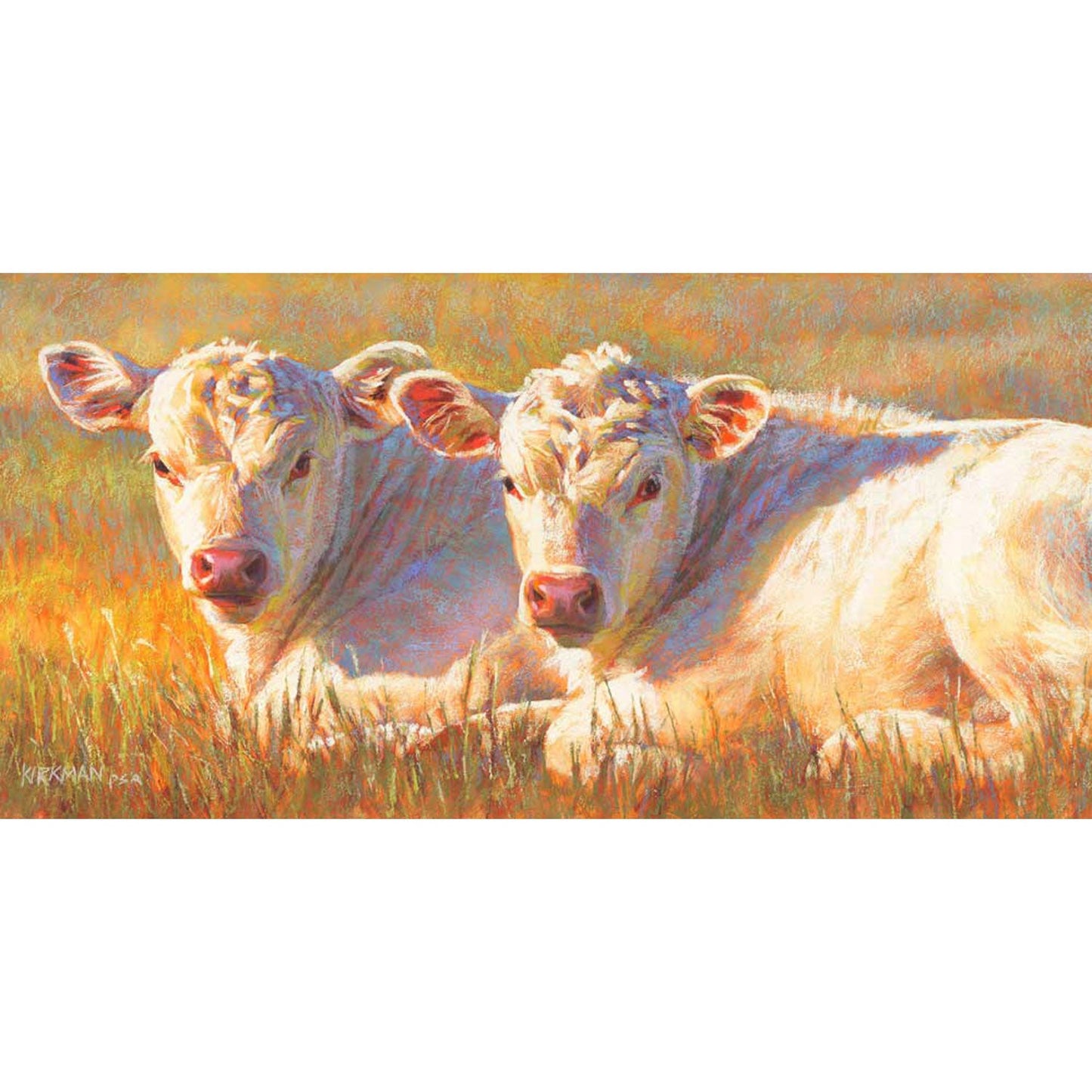 Pastoral Portraits - The Twins Canvas Wall Art - GreenBox Art