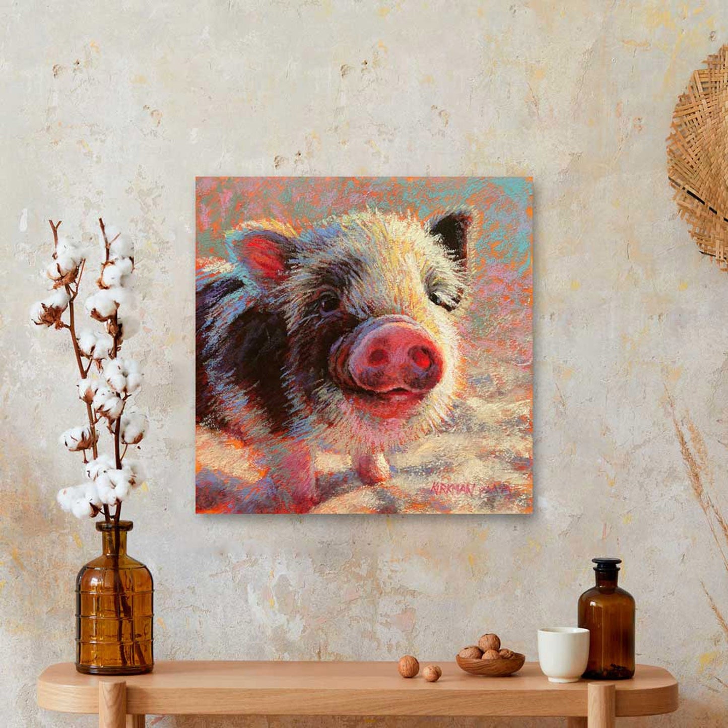 Pastoral Portraits - The Grunt Canvas Wall Art - GreenBox Art