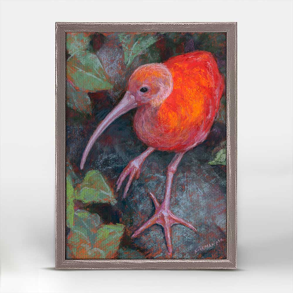Color Among The Leaves Mini Framed Canvas