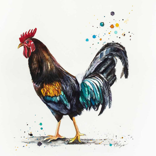 Rooster - Henry Canvas Wall Art
