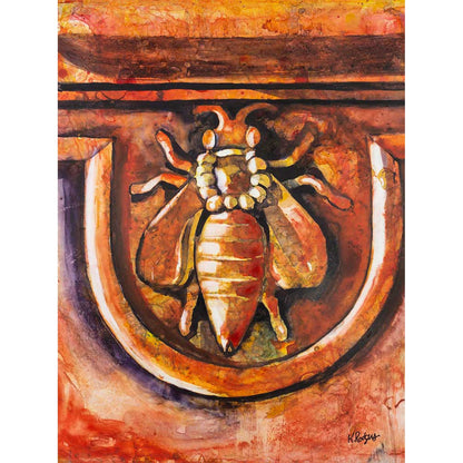 The Roman Bee Canvas Wall Art - GreenBox Art