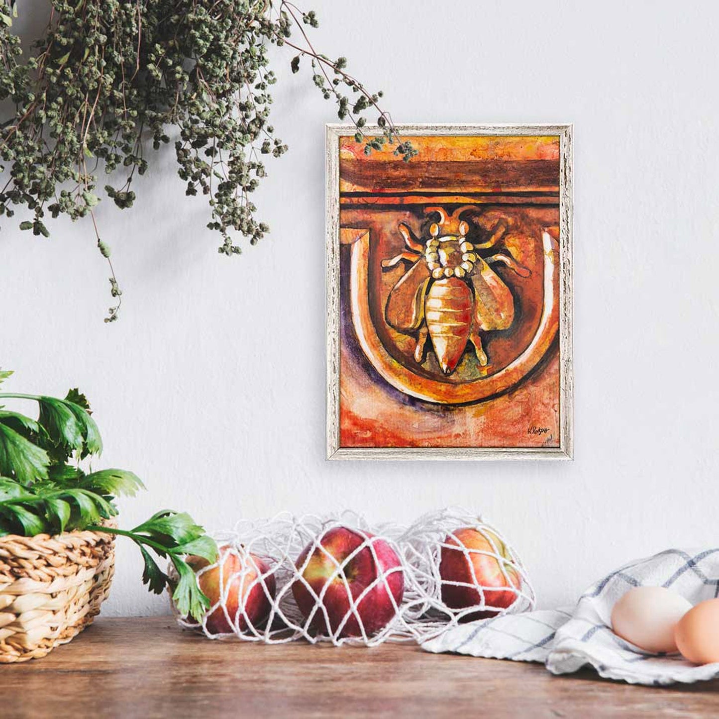 The Roman Bee Mini Framed Canvas - GreenBox Art