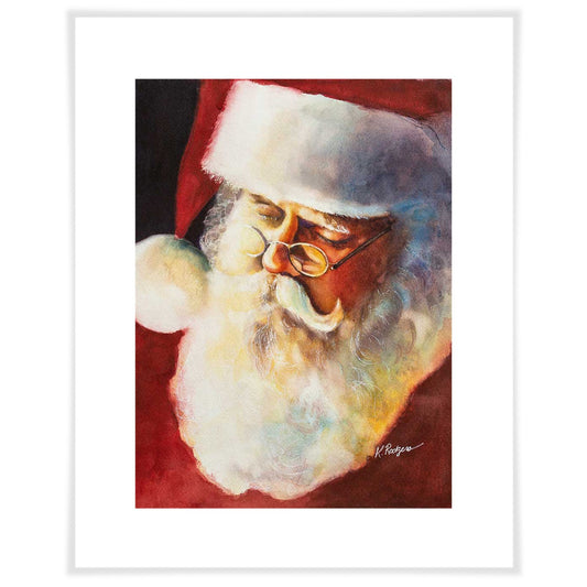 Holiday - Sleeping Santa Art Prints