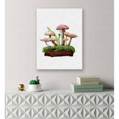 Forest Magic - Mushroom Garden II Canvas Wall Art - GreenBox Art