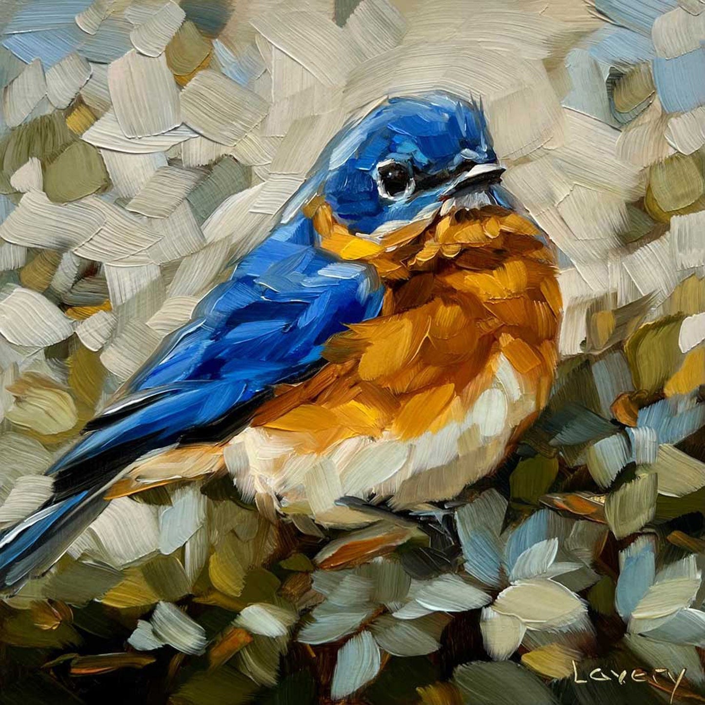 Bluebird Looking For A Reason Canvas Wall Art - GreenBox Art