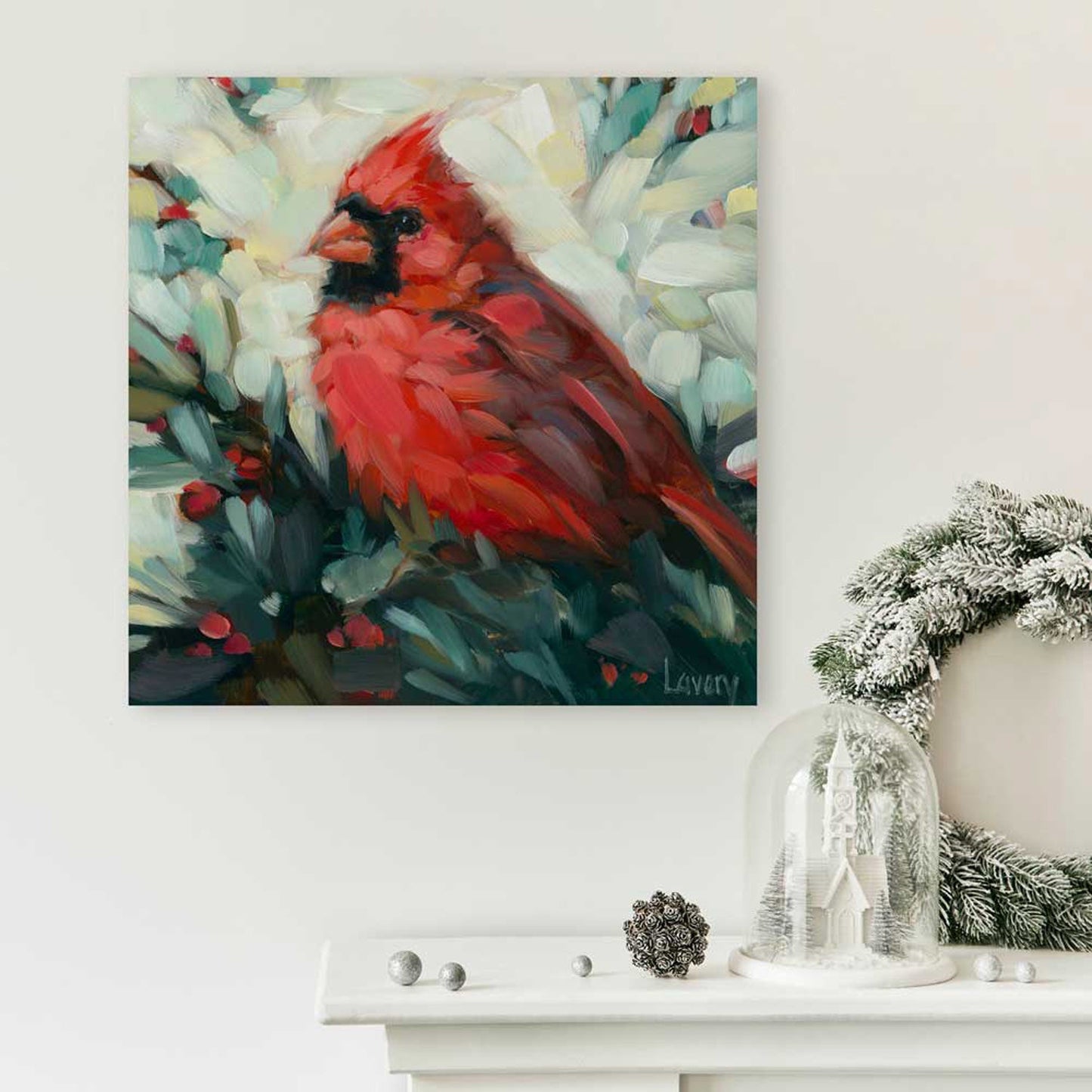 Cheers Cardinal Canvas Wall Art - GreenBox Art