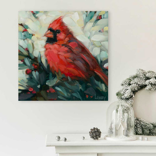 Cheers Cardinal Canvas Wall Art