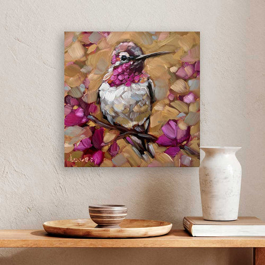 Hummingbird Joy Canvas Wall Art