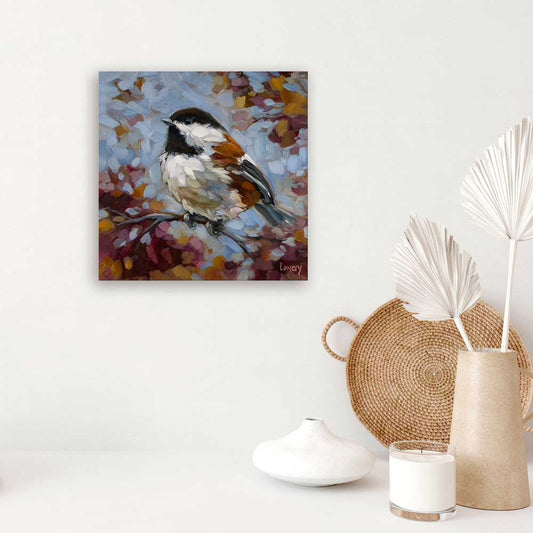 Perched For Peace Canvas Wall Art