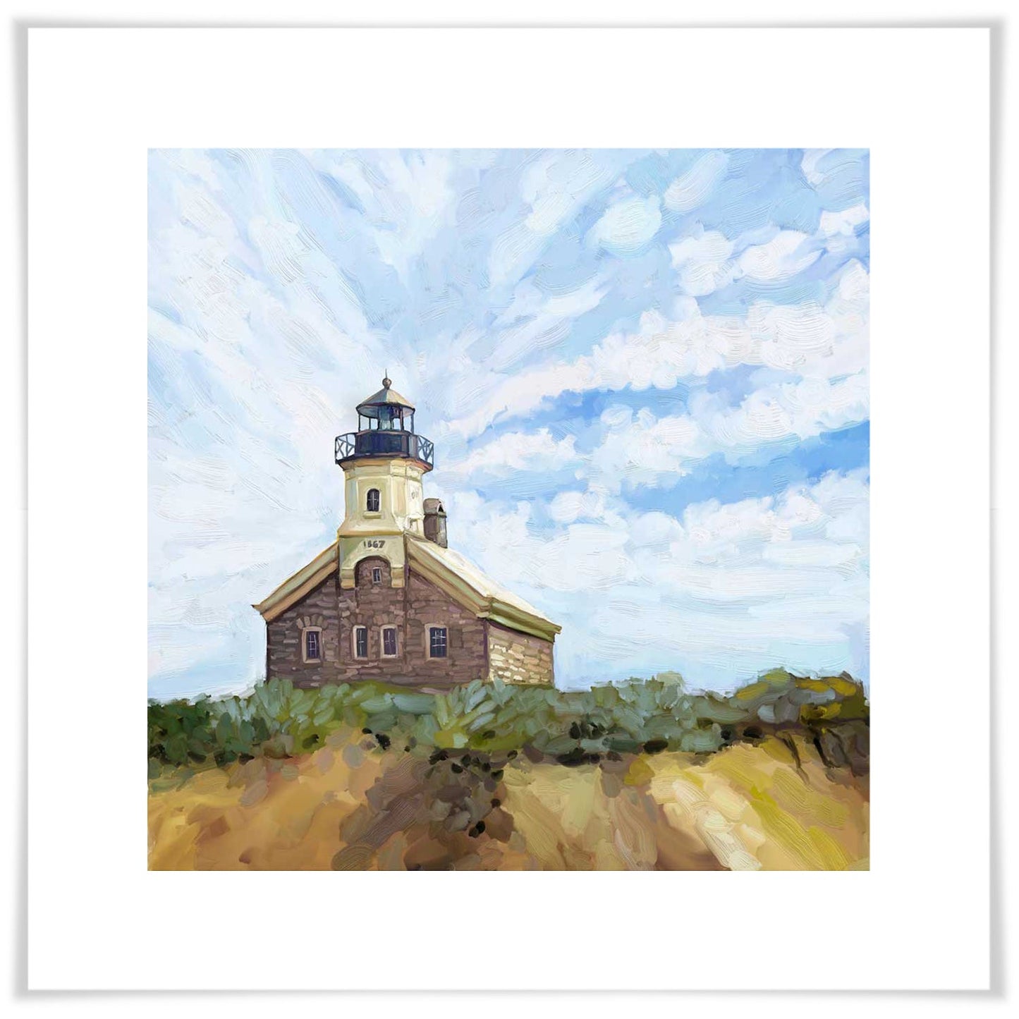 Block Island North Lighthouse Art Prints – GreenBox Art