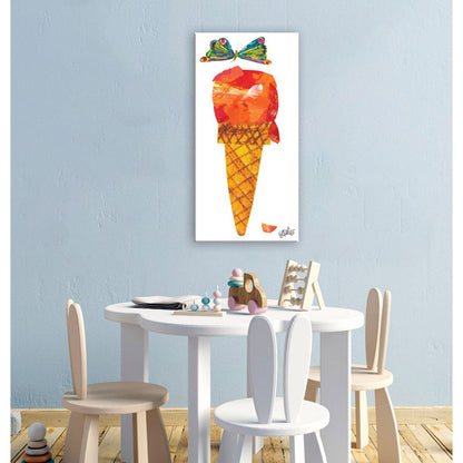 Eric Carle's Ice Cream Cone Canvas Wall Art