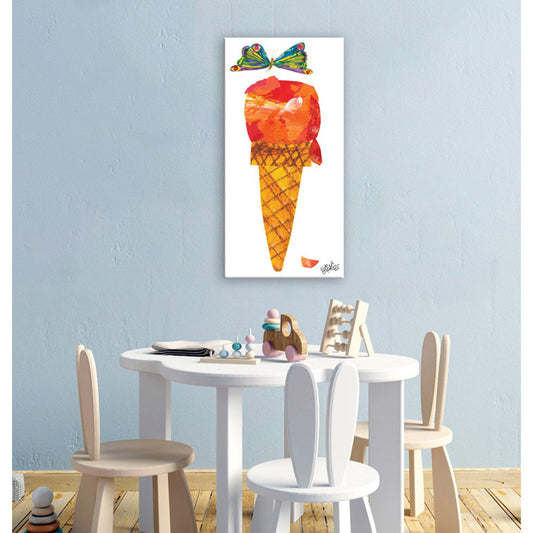 Eric Carle's Ice Cream Cone Canvas Wall Art - GreenBox Art