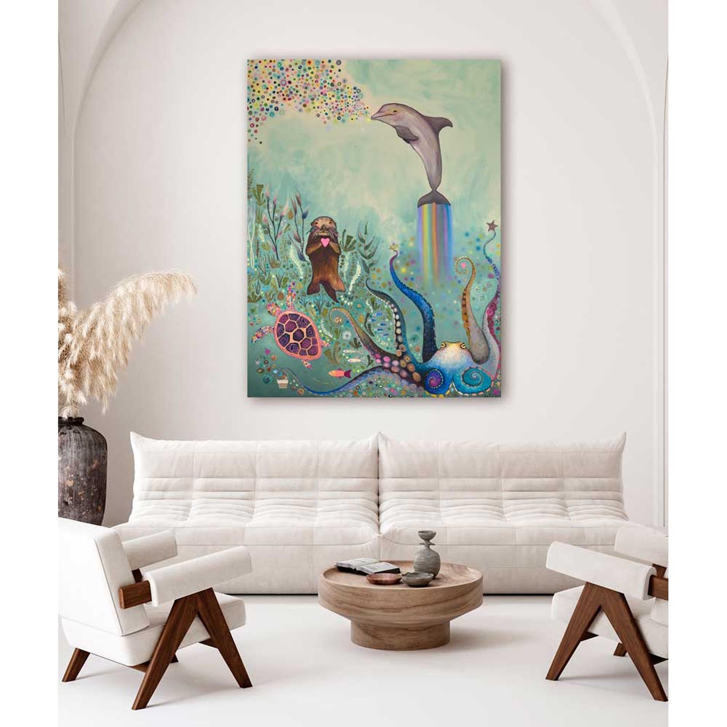 Seaweed Forest Canvas Wall Art
