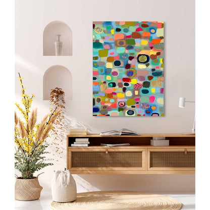 Bursts Of Color - I Canvas Wall Art