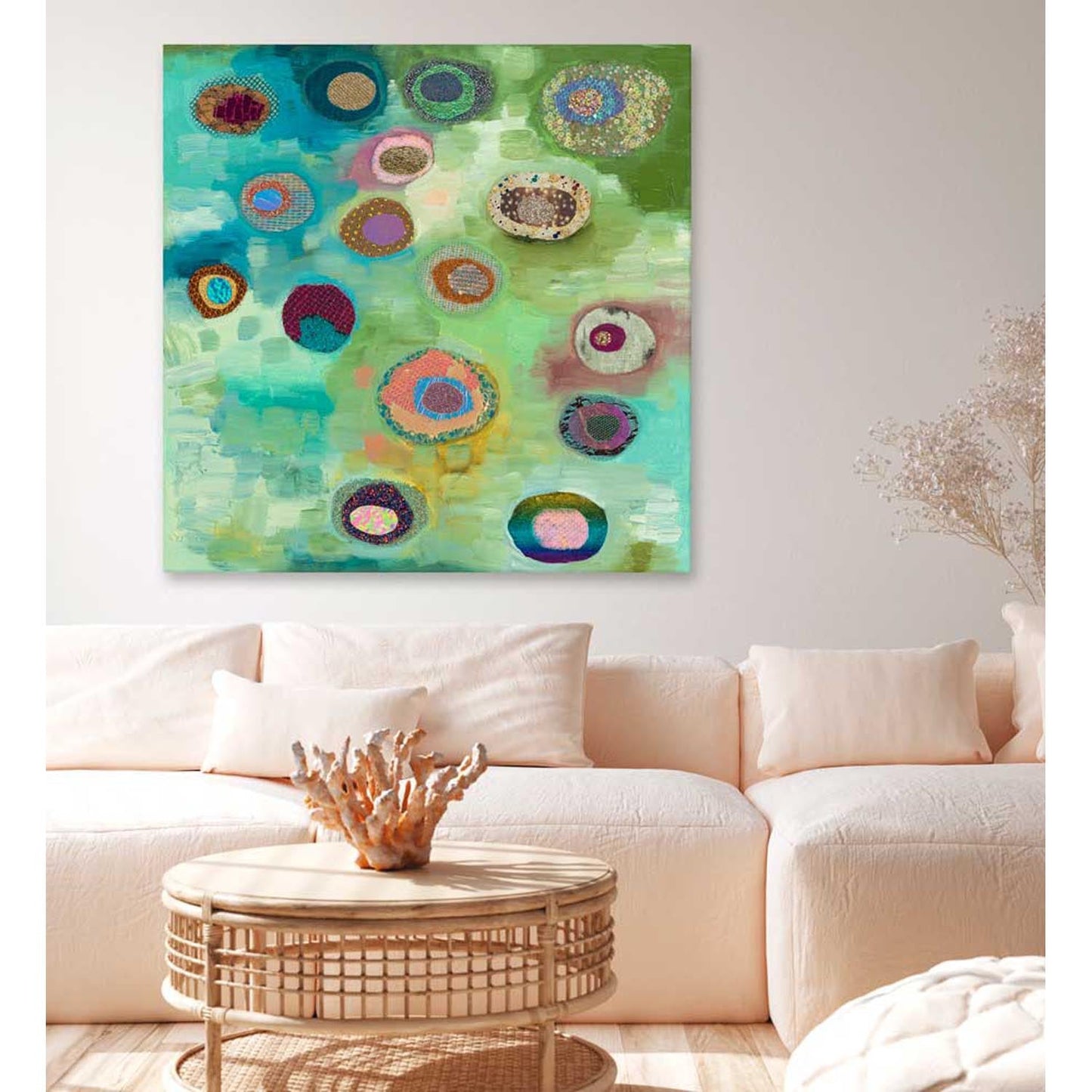 Bursts Of Color - IV Canvas Wall Art