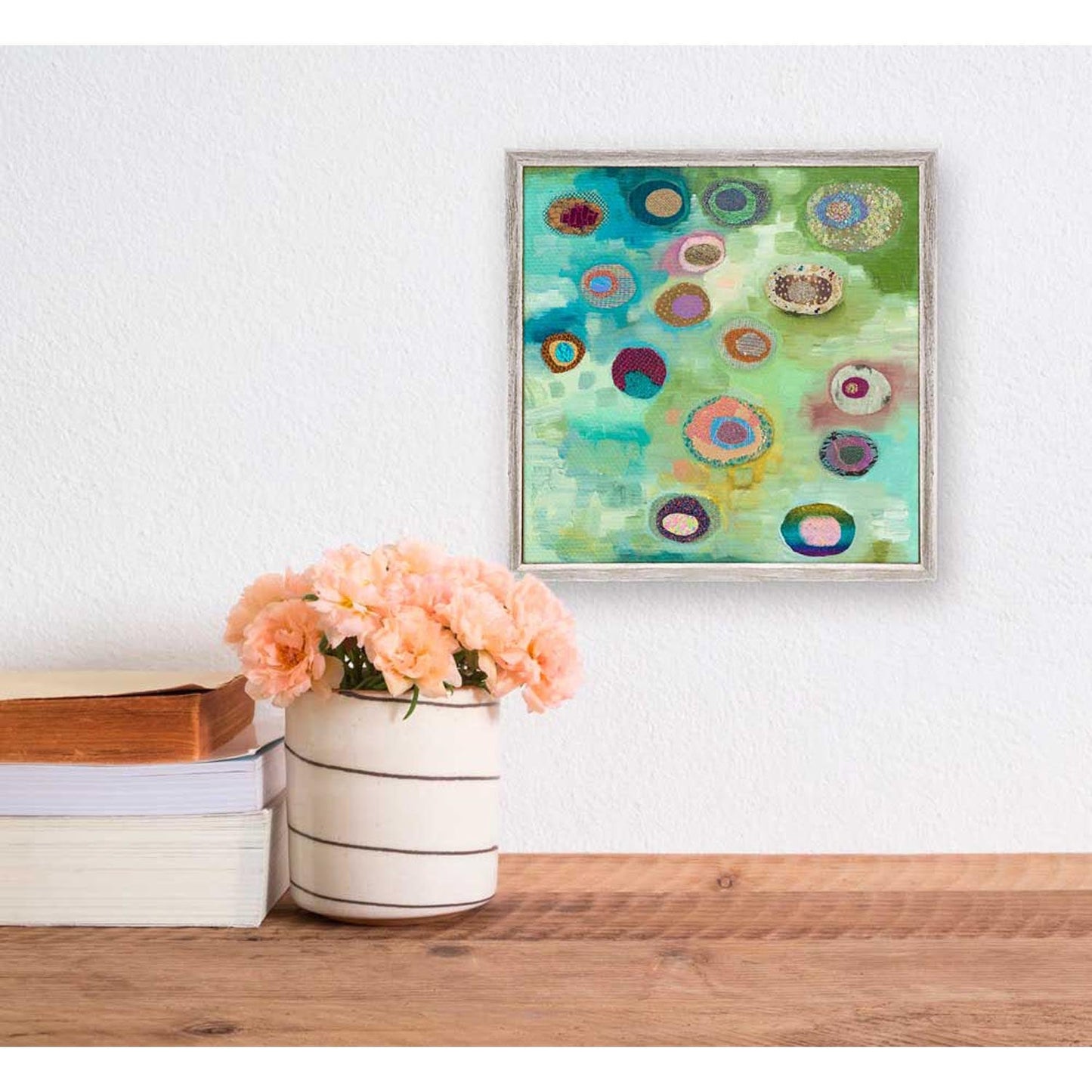 Bursts Of Color - IV Mini Framed Canvas