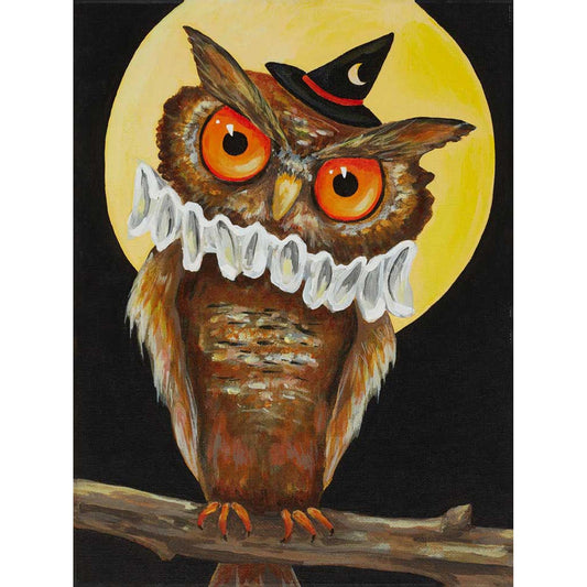 Whooo's There Canvas Wall Art