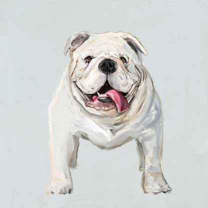 Best Friend - Good Boy Bulldog Canvas Wall Art