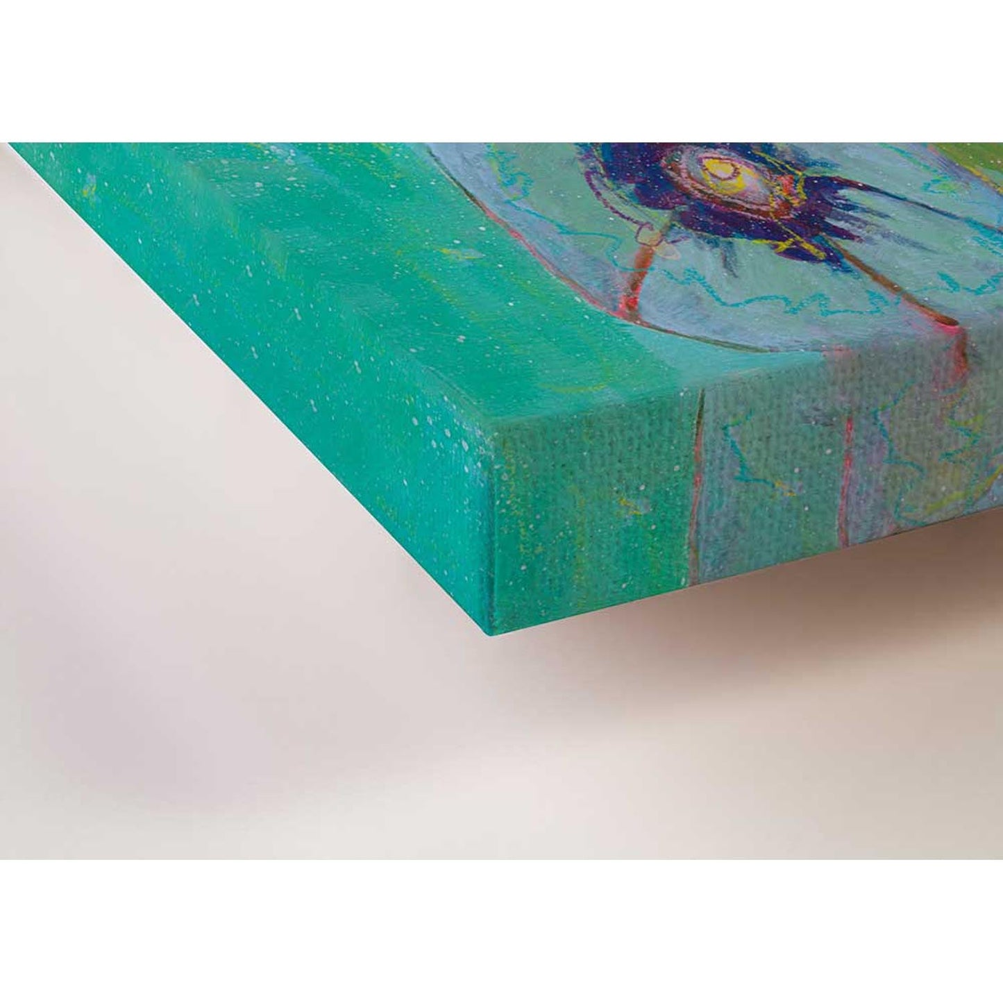 She's Out Back In The Garden Canvas Wall Art - GreenBox Art