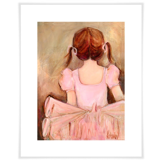 Sweet Ballerina - Brunette Art Prints