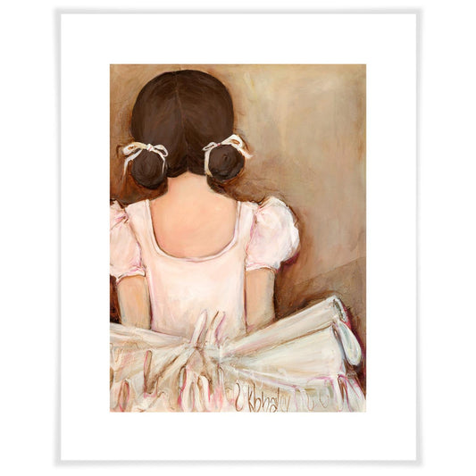 Lovely Ballerina - Brunette Art Prints