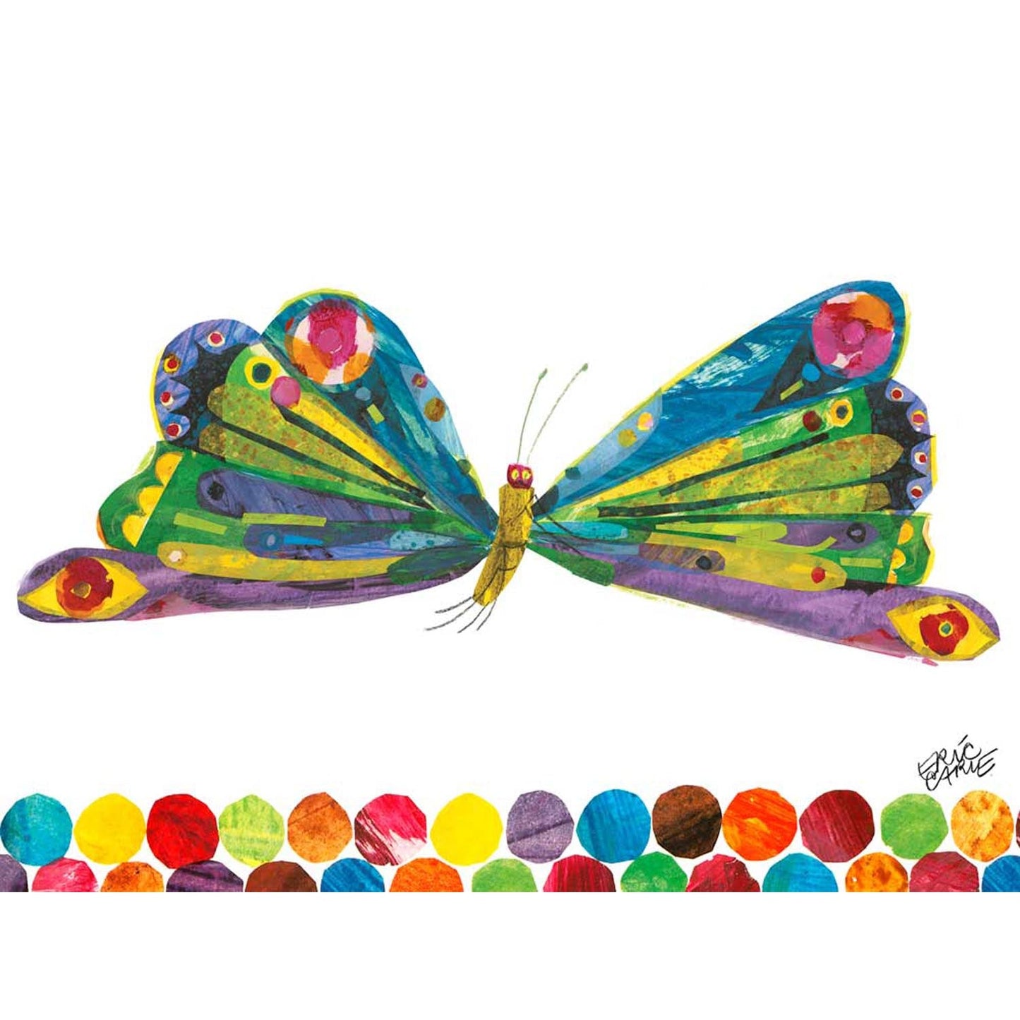 Eric Carle's Butterfly Canvas Wall Art