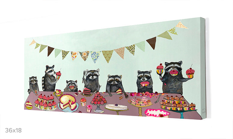 Cupcake Party Canvas Wall Art