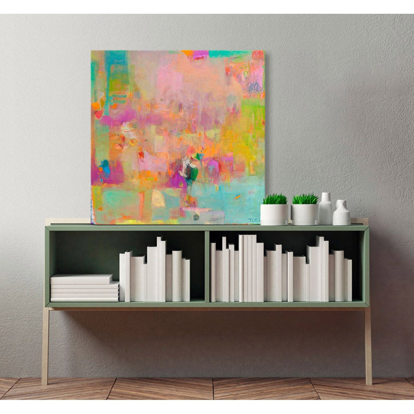 Cards On The Table Canvas Wall Art