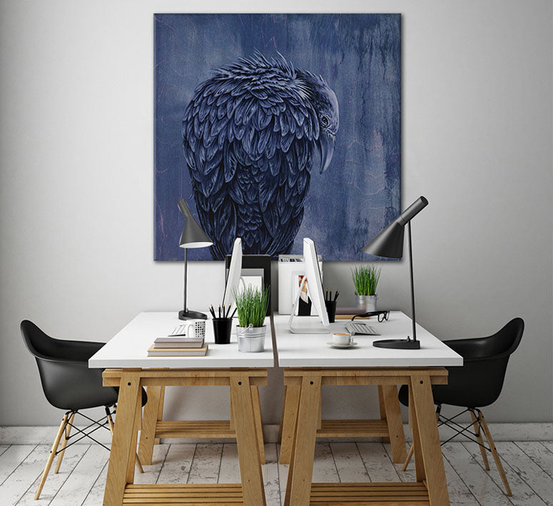 The Raven Canvas Wall Art