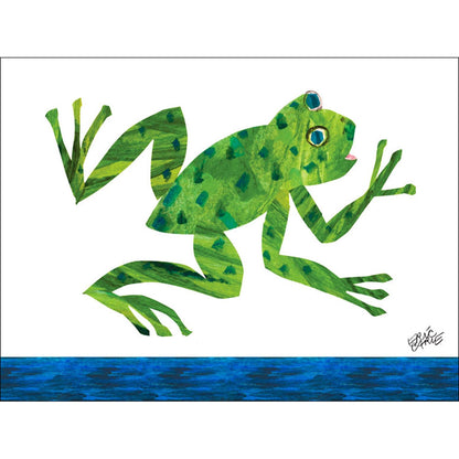 Eric Carle's Frog Canvas Wall Art
