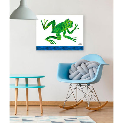 Eric Carle's Frog Canvas Wall Art