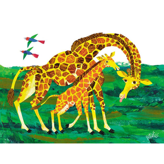 Eric Carle's Giraffe Mother Canvas Wall Art