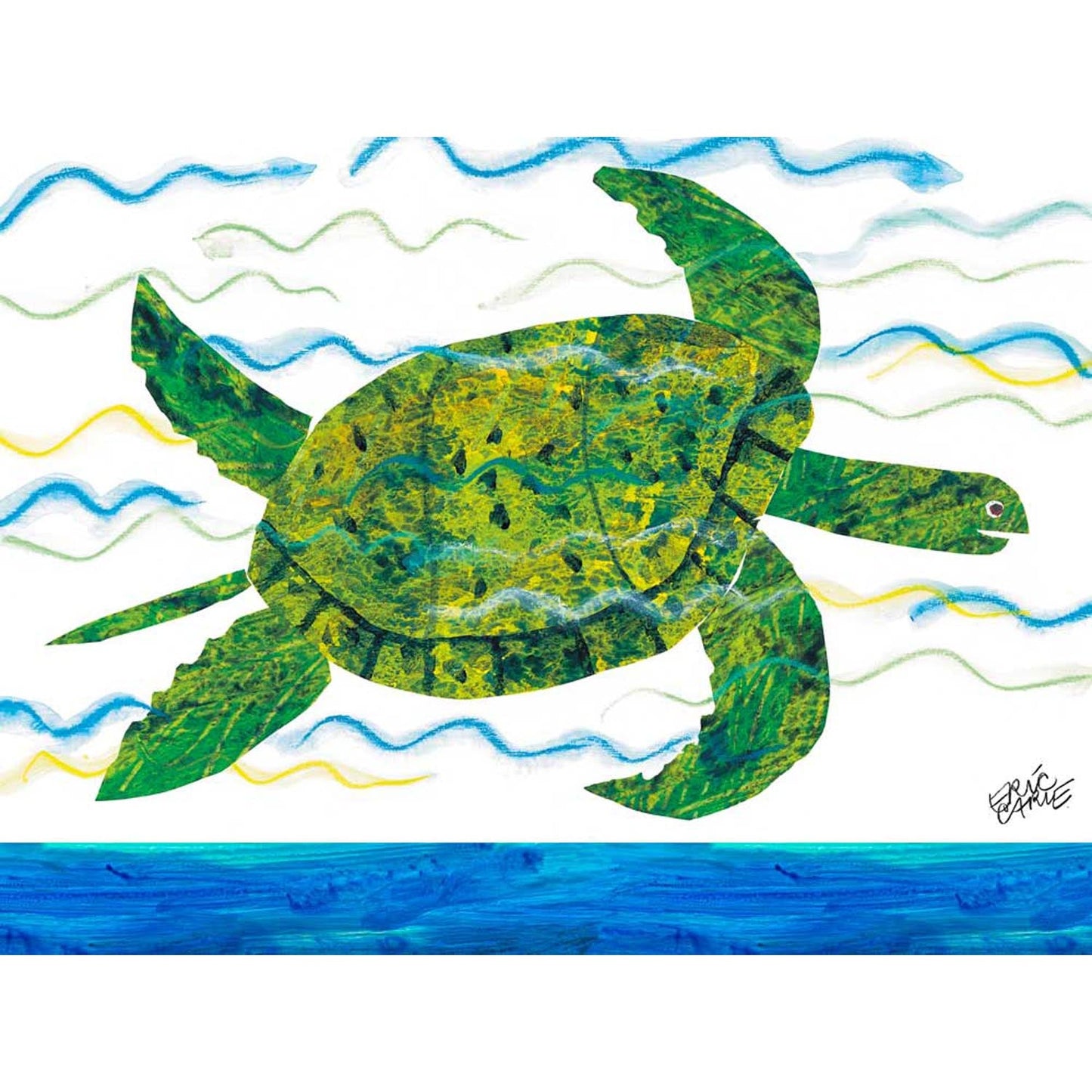 Eric Carle's Sea Turtle Canvas Wall Art