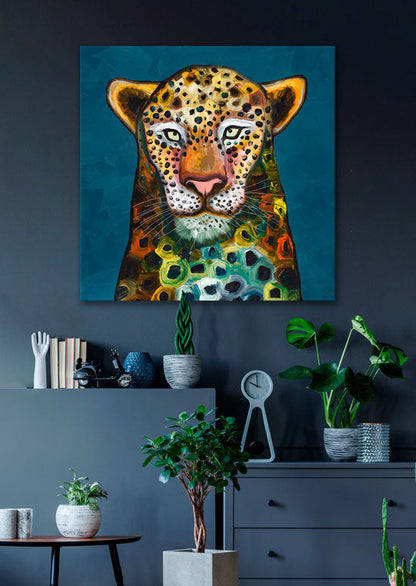 Wild Leopard Canvas Wall Art