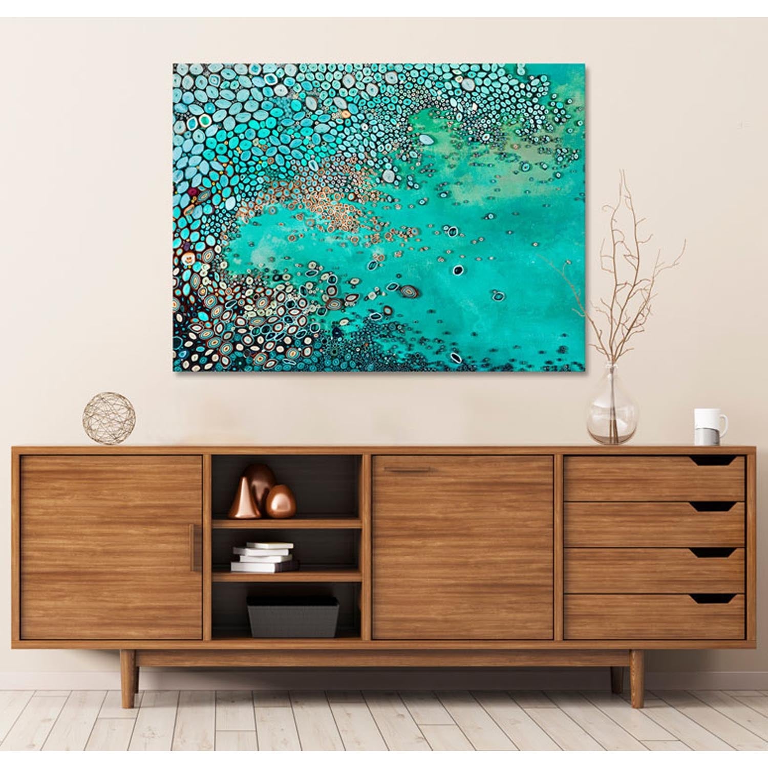 Oceanic Lullaby Canvas Wall Art - GreenBox Art