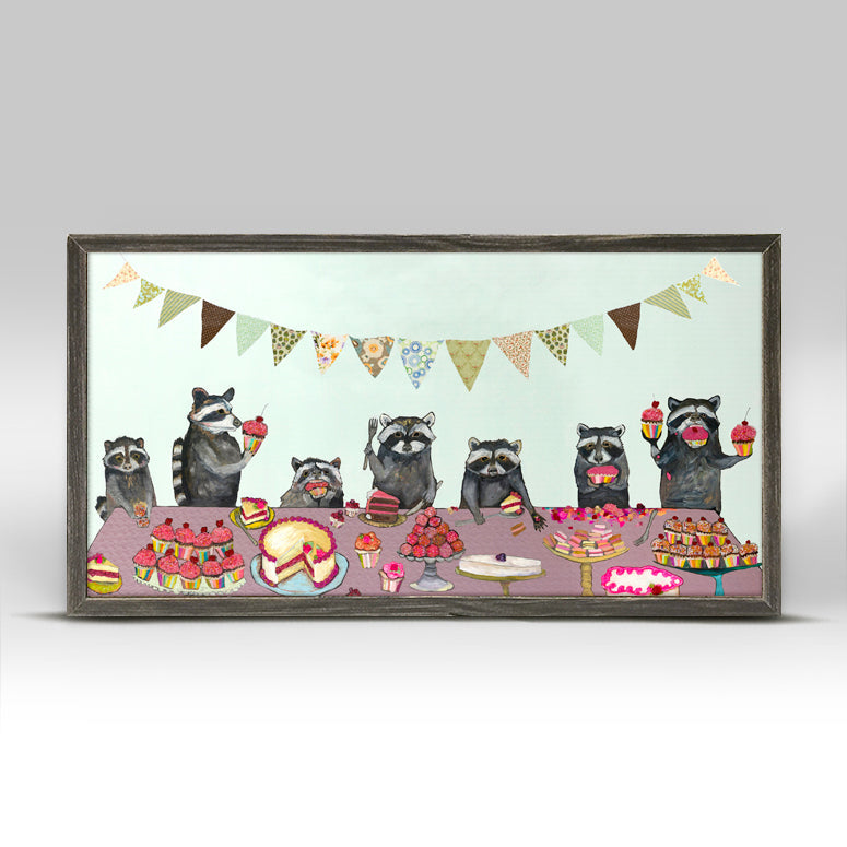 Cupcake Party Mini Framed Canvas