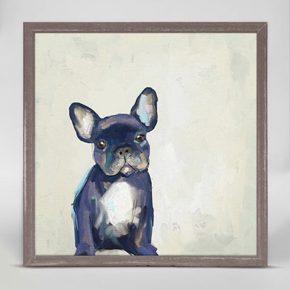 Best Friend - Frenchie Pup Mini Framed Canvas