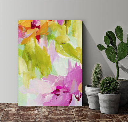 Spring Rain 4 Canvas Wall Art