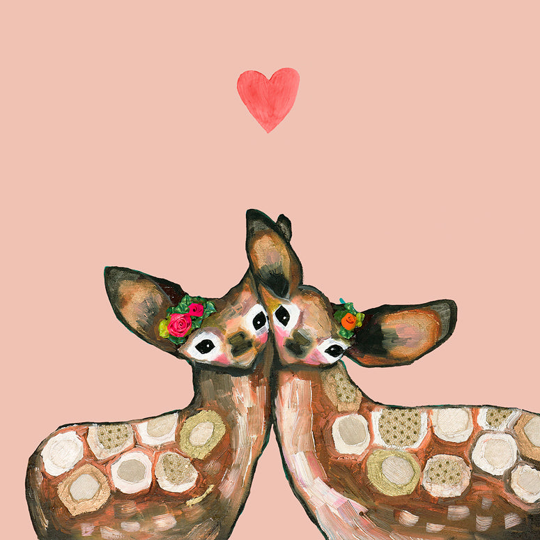 Fawn Love Canvas Wall Art