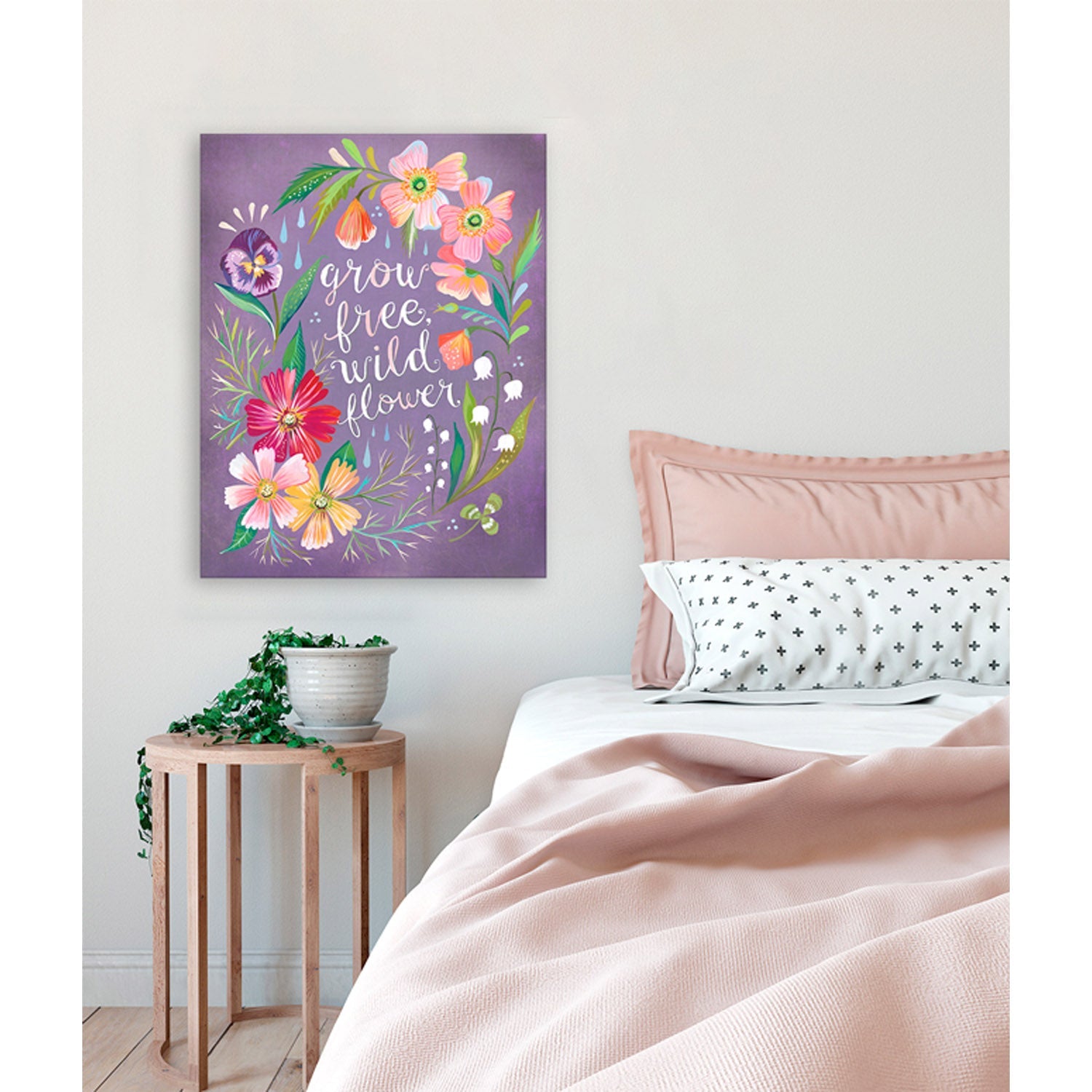 You're a Wildflower Art Print Floral Wall Art Katie 