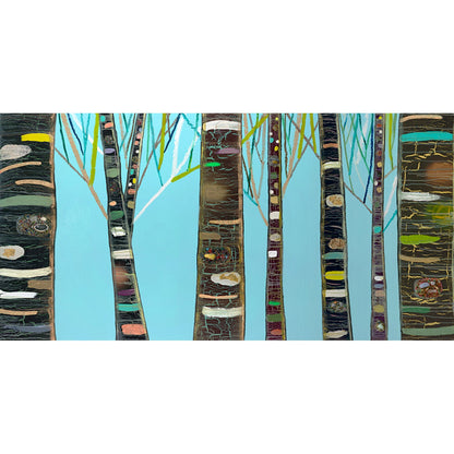Birch Tree Woods Canvas Wall Art