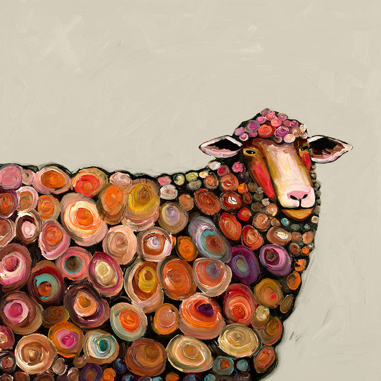 Lamb Canvas Wall Art - GreenBox Art