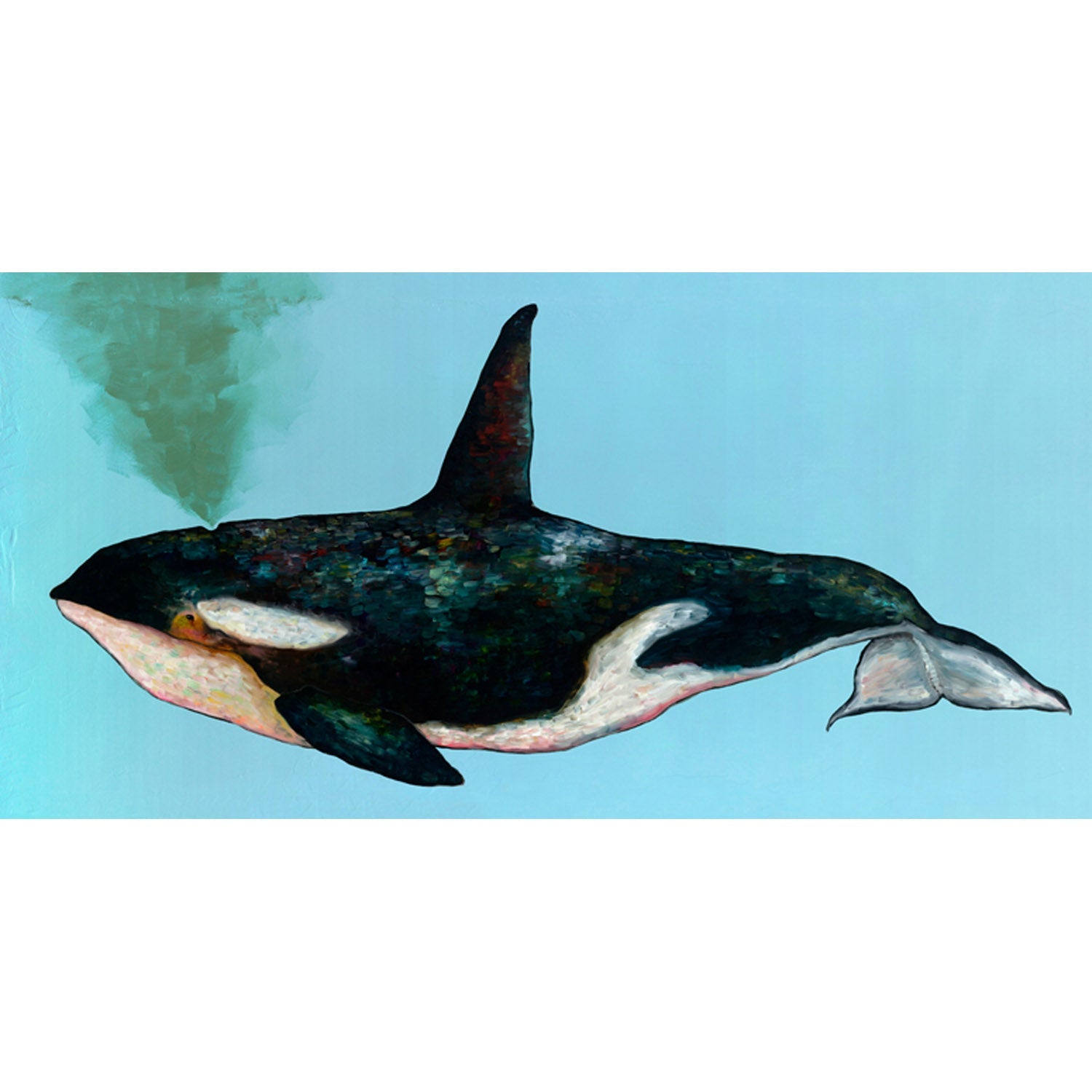 Orca Canvas Wall Art - GreenBox Art