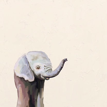Baby Elephant Canvas Wall Art