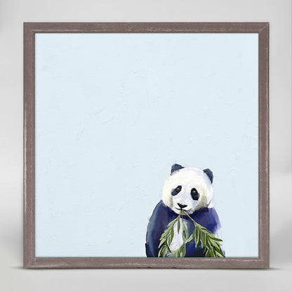 Baby Panda Cub Mini Framed Canvas