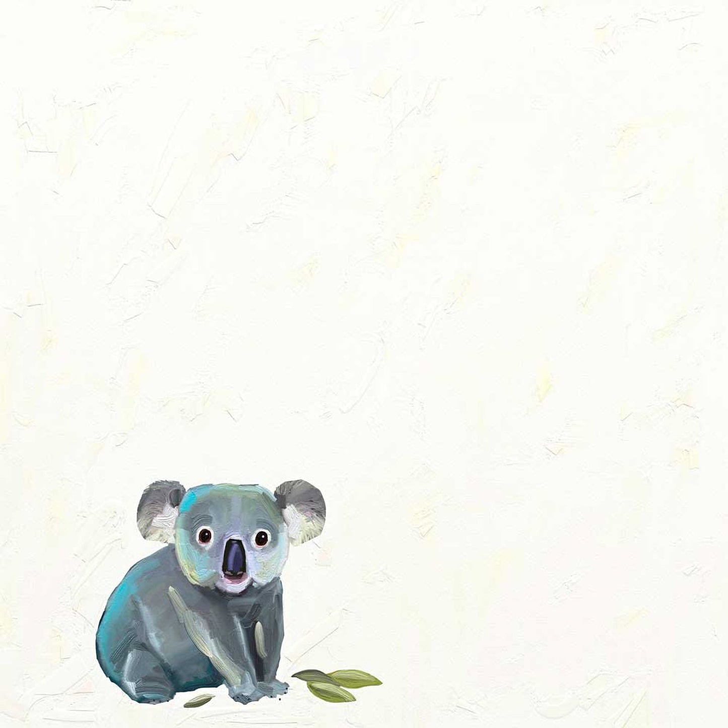Baby Koala Canvas Wall Art